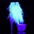 Pleaser ADORE-1017MFF Stivaletti - Trasparente-Marabou Bianco/Trasparente-Glitter