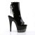 Pleaser ADORE-1018-3 Stivaletti - Nero/Nero-Strass Color Peltro