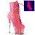 Pleaser ADORE-1020G Stivaletti - Neon-Rosa Glitter