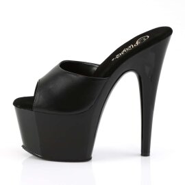 Pleaser Mules ADORE-701 Pelle Nero/Nero