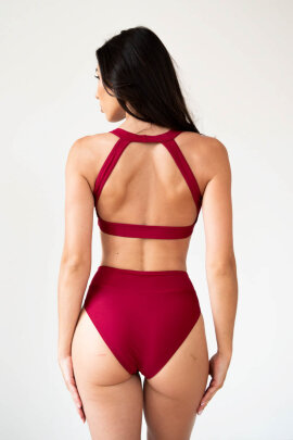 Pole Addict Top con Schiena Scoperta Vino S