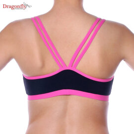 Dragonfly Top Nella M Nero / Rosa Acceso
