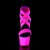 Pleaser Sandali ADORE-769UV Similpelle-Fascia Elastica Rosa Acceso Neon/Rosa Acceso Neon