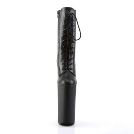 Pleaser BEYOND-1020 Stivaletti - Similpelle Nero/Nero Opaco