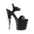 Pleaser Sandali BONDGIRL-712 Similpelle Nero/Nero Opaco