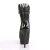 Pleaser DELIGHT-1016-1 Stivaletti -Similpelle Nero/Nero Opaco