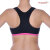 Dragonfly Top Sporty L Nero / Rosa Acceso