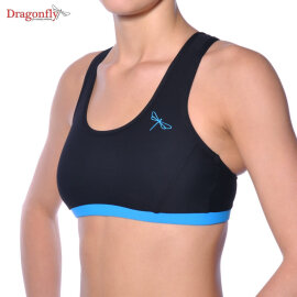 Dragonfly Top Sporty L Nero / Azzurro Cielo