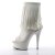 Pleaser DELIGHT-1019 Stivaletti - Similpelle Bianco/Bianco