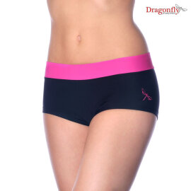 Dragonfly Shorts Mandy M Nero / Rosa Acceso