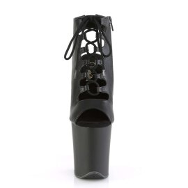 Pleaser FLAMINGO-800-20 Stivaletti - Similpelle Nero/Nero...