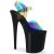 Pleaser Sandali FLAMINGO-808RB PVC Multicolore/Nero