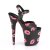 Pleaser Sandali FLAMINGO-809KISSES Similpelle Nero