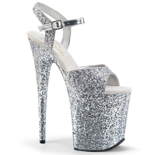 Pleaser Sandali FLAMINGO-810LG Argento Glitter