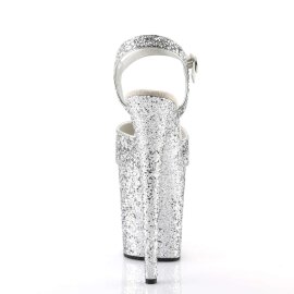 Pleaser Sandali FLAMINGO-810LG Argento Glitter
