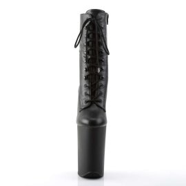 Pleaser Stivaletti INFINITY-1020 Similpelle Nero/Nero Opaco