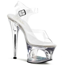 Pleaser Sandali MOON-708DM Trasparente/Trasparente