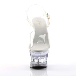 Pleaser Sandali MOON-708DM Trasparente/Trasparente