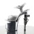 Pleaser Sandali REVOLVER-709G Argento Multi Glitter/Argento Cromato