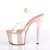 Pleaser Sandali SKY-308 Trasparente/Dorato Rosa Cromato