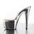Pleaser Mules STARDUST-701 Trasparente/Argento Cromato