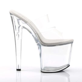 Pleaser Mules TABOO-702 Trasparente/Trasparente