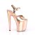 Pleaser Sandali XTREME-809TTG Ecopelle Dorato Rosa Metallico/Dorato Rosa Cromato Glitter