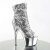 Pleaser ADORE-1008SQ Stivaletti - Glitter Argento/Argento Cromato EU-35 / US-5