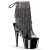 Pleaser ADORE-1017RSF Stivaletti - Trasparente Argento-Nero Cromato EU-37 / US-7