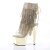 Pleaser ADORE-1017RSF Stivaletti - Trasparente-Dorato/Dorato Cromato EU-37 / US-7