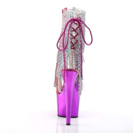 Pleaser ADORE-1017RSF Stivaletti - Trasparente-Multi/Fucsia Cromato EU-35 / US-5