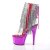 Pleaser ADORE-1017RSF Stivaletti - Trasparente-Multi/Fucsia Cromato EU-35 / US-5