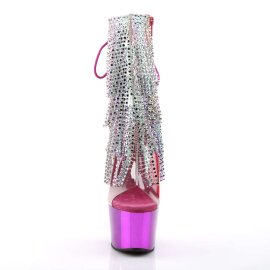 Pleaser ADORE-1017RSF Stivaletti - Trasparente-Multi/Fucsia Cromato EU-36 / US-6