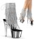 Pleaser ADORE-1017RSF Stivaletti - Trasparente-Argento/Argento Cromato EU-40 / US-10