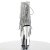 Pleaser ADORE-1017RSF Stivaletti - Trasparente-Argento/Argento Cromato EU-40 / US-10