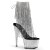 Pleaser ADORE-1017RSFT Stivaletti Trasparente-Argento/Argento EU-41 / US-11