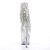 Pleaser ADORE-1017RSFT Stivaletti Trasparente-Argento/Argento EU-41 / US-11