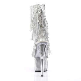 Pleaser ADORE-1017SRS Stivaletti - Trasparente-Argento Strass/Argento Strass EU-35 / US-5