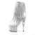 Pleaser ADORE-1017SRS Stivaletti - Trasparente-Argento Strass/Argento Strass EU-39 / US-9