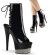 Pleaser ADORE-1018-3 Stivaletti - Nero/Nero-Strass Color Peltro EU-37 / US-7