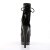 Pleaser ADORE-1018-3 Stivaletti - Nero/Nero-Strass Color Peltro EU-37 / US-7