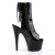Pleaser ADORE-1018 Stivaletti - Vernice Nero/Nero EU-38 / US-8