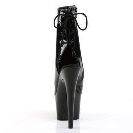 Pleaser ADORE-1018 Stivaletti - Vernice Nero/Nero EU-39 / US-9