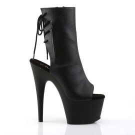 Pleaser ADORE-1018 Stivaletti - Similpelle Nero/Nero Opaco EU-41 / US-11