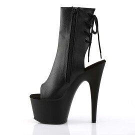 Pleaser ADORE-1018 Stivaletti - Similpelle Nero/Nero Opaco EU-37 / US-7