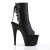 Pleaser ADORE-1018 Stivaletti - Similpelle Nero/Nero Opaco EU-37 / US-7