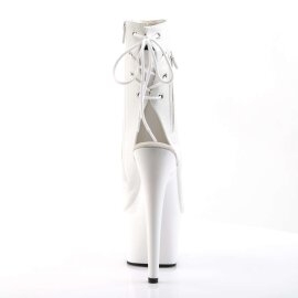 Pleaser ADORE-1018 Stivaletti - Similpelle Bianco/Bianco EU-41 / US-11