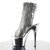 Pleaser ADORE-1018DCS Stivaletti - Argento Multi Strass/Argento Cromato EU-36 / US-6