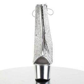 Pleaser ADORE-1018DCS Stivaletti - Argento Multi...