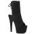 Pleaser ADORE-1018FS Stivaletti - Finto Camoscio Nero EU-40 / US-10
